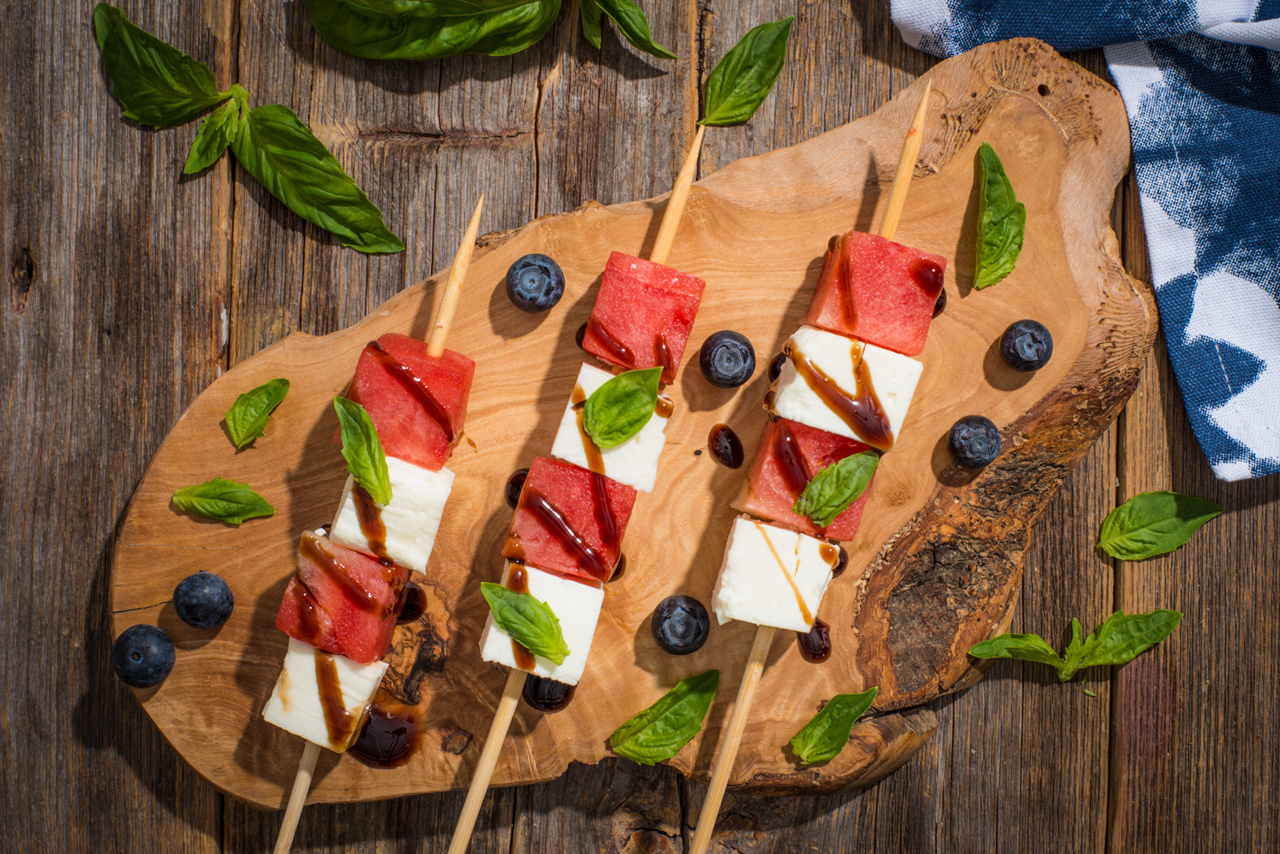 Grilled Watermelon with Mint - Soli Organic