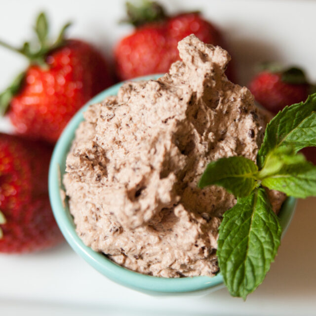 Image for Chocolate-Mint Whip with Strawberries