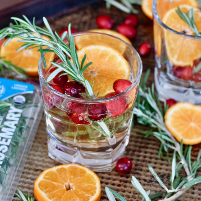 Image for Cranberry-Ginger Fizz with Rosemary