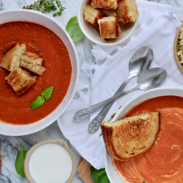 Image for Slow Cooker Tomato Basil Soup