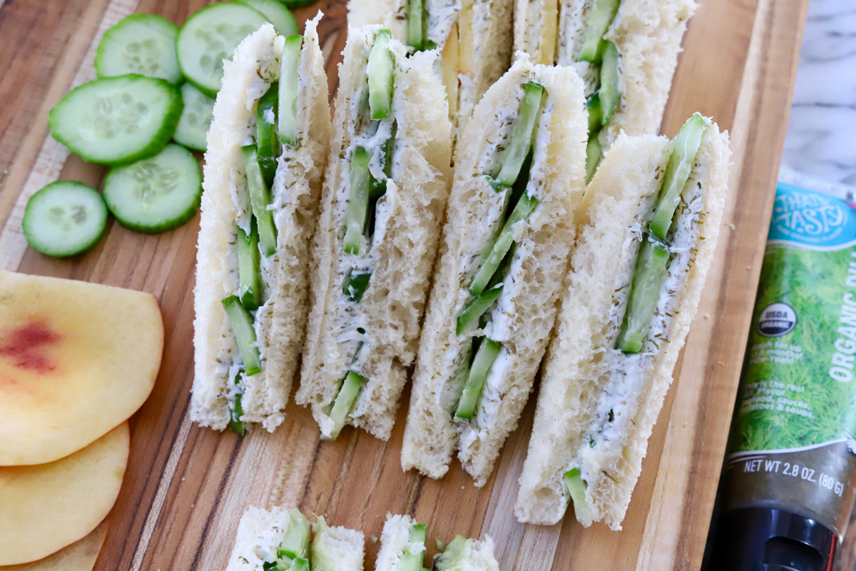 Easy Cucumber Sandwiches - Soli Organic