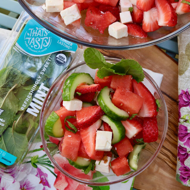 Image for Strawberry-Watermelon Salad with Mint