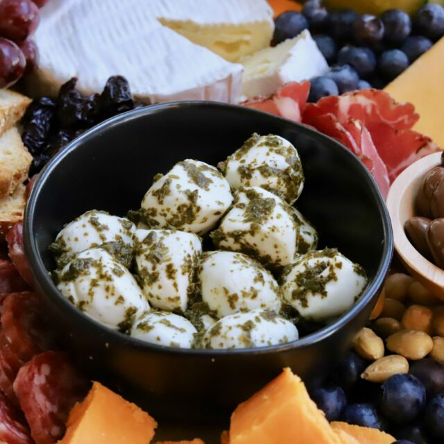 Image for Basil Marinated Fresh Mozzarella