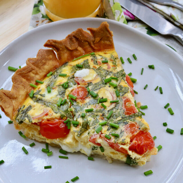 Image for Tomato-Basil Quiche