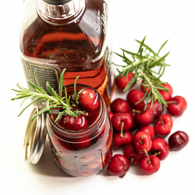 Image for Rosemary Bourbon-Soaked Cherries