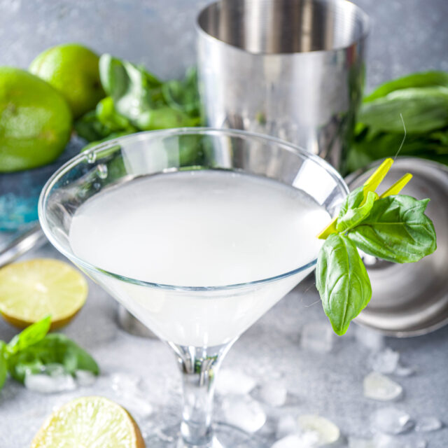 Image for Basil Vodka Gimlet