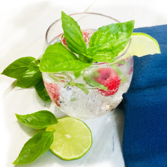 Image for Basil Raspberry Cooler