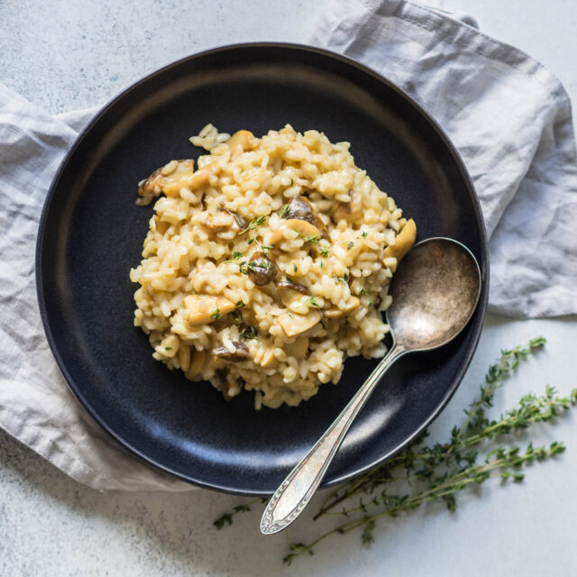 Image for Wild Mushroon Risotto with Goat Cheese and Thyme