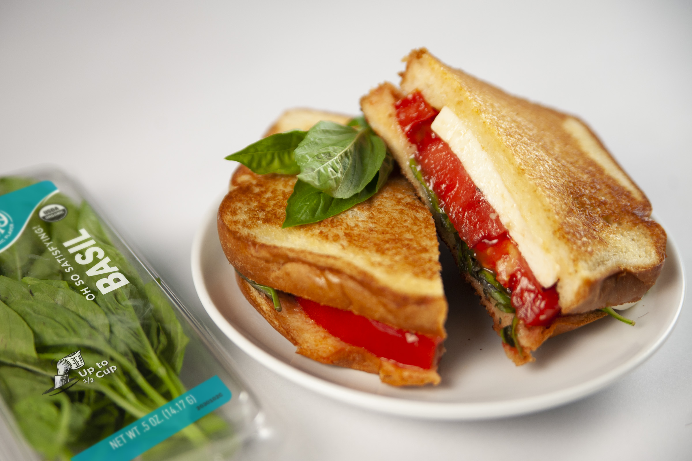 Margherita Grilled Cheese Sandwich - Soli Organic