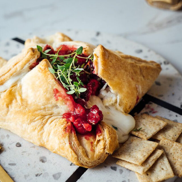 Image for Baked Brie with Herby Cranberry Compote