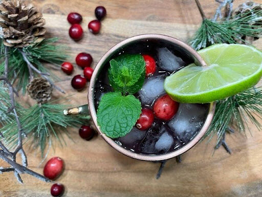 Cranberry Mint Moscow Mule - Soli Organic