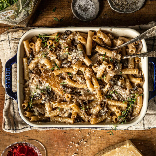 Image for Creamy French Onion Pasta Bake