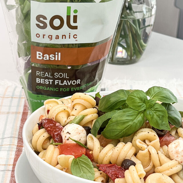 Image for Cold Pasta Salad with Basil and Tomatoes