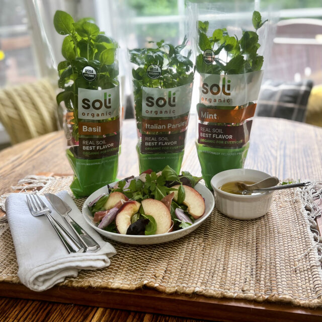 Image for Herbed Peach Salad