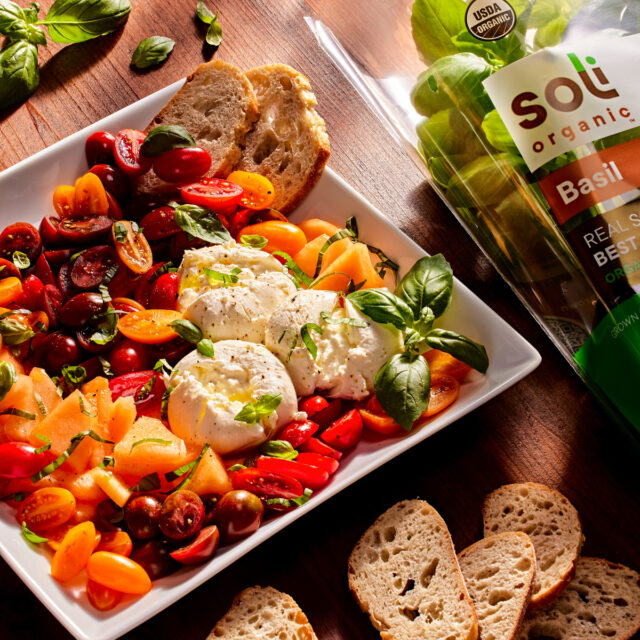 Image for Melon Basil Burrata Salad