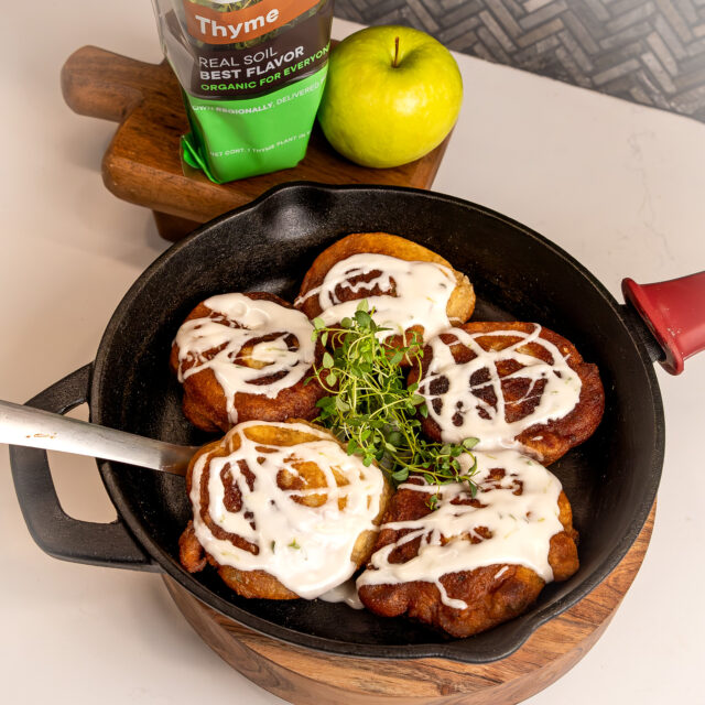 Image for Spiced Apple Thyme Fritters