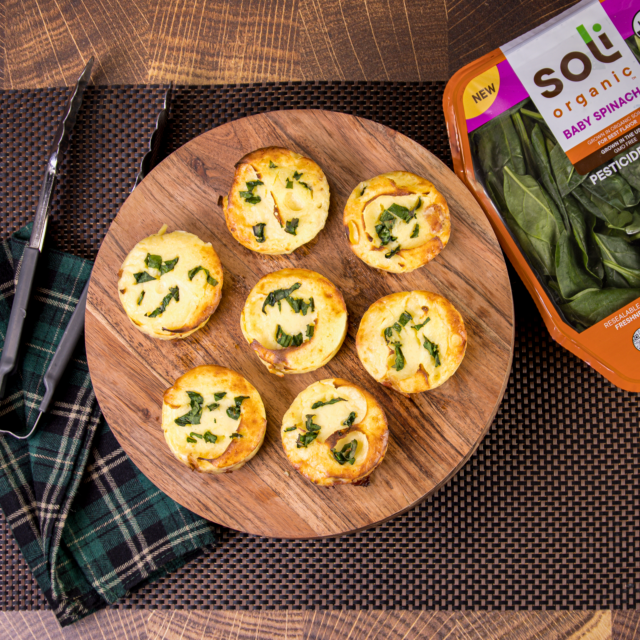 Spinach and Gruyère Egg Bites Soli Organic