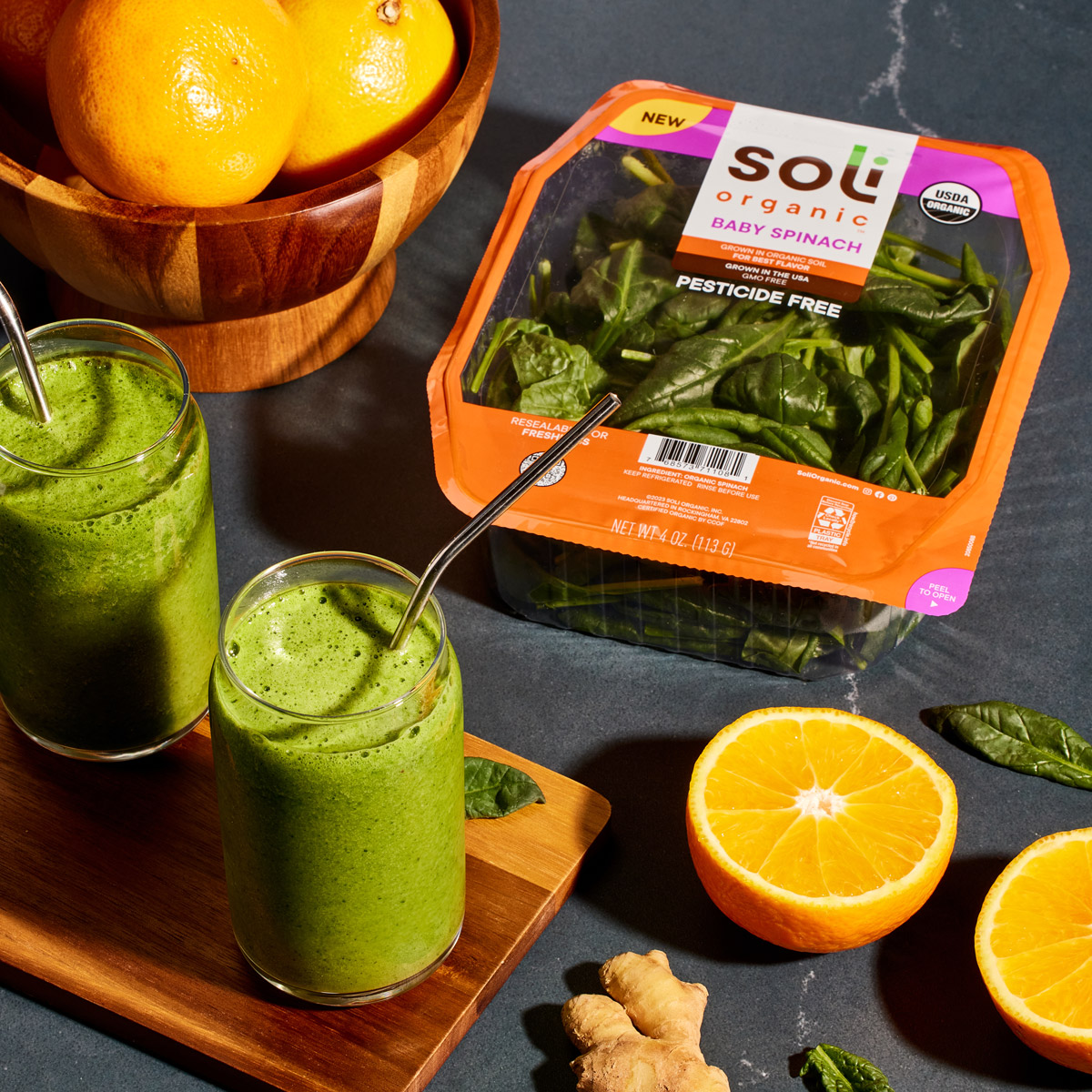 Spinach Winter Immunity Smoothie - Soli Organic