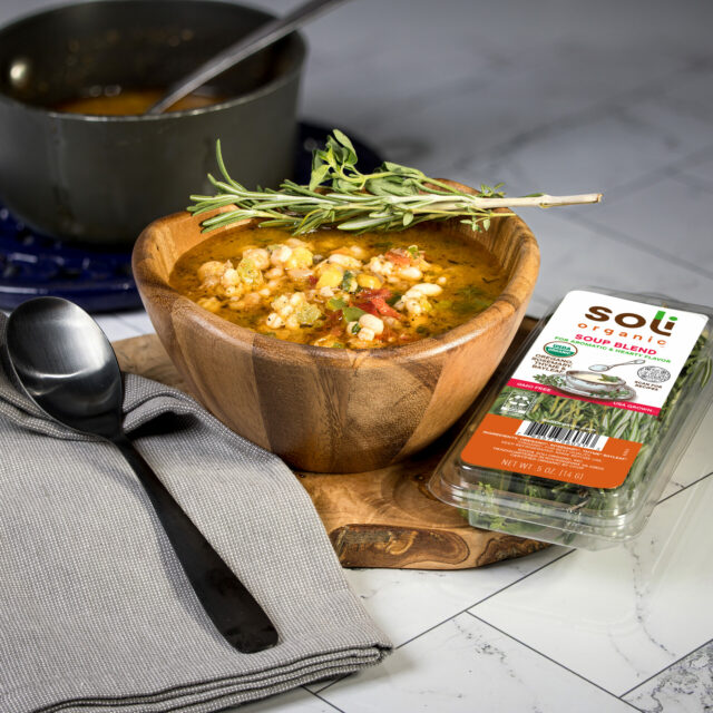Image for White Bean and Vegetable Soup with Fresh Herbs